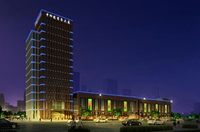 中仰陵商務大廈樓體亮化